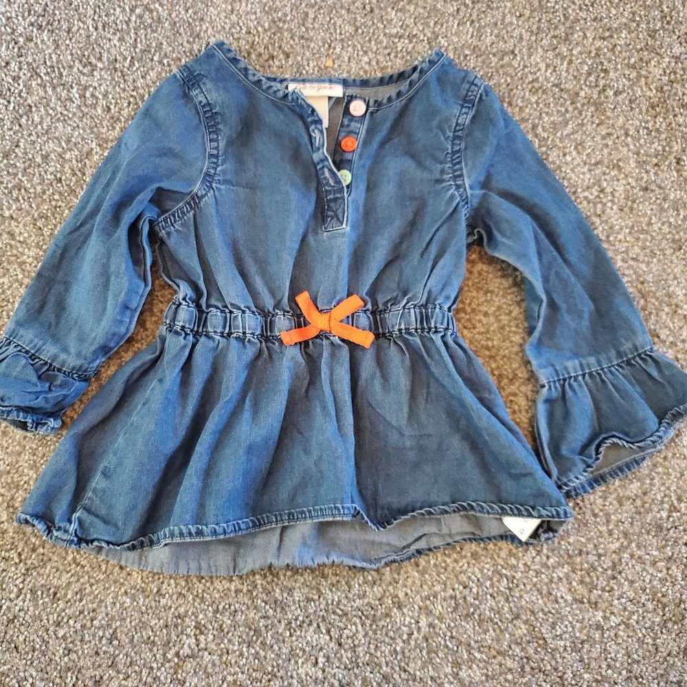 Cat & Jack Jean Shirt 2T